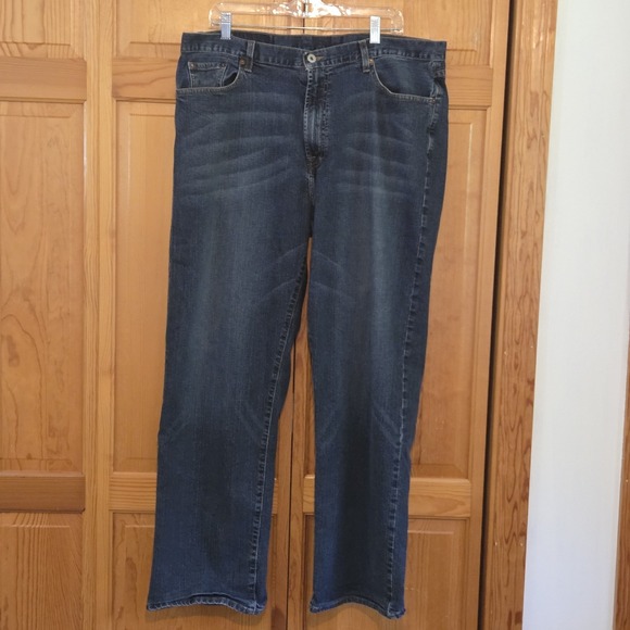 Lucky Brand Men's Jeans Straight 38 Blue Denim Classic Fit - Picture 2 of 11